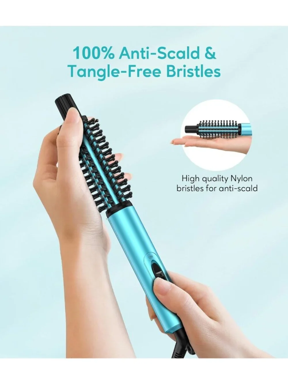 Mini Thermal Brush & Curling Iron - 3/4
